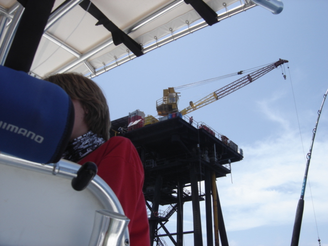 Crane on a rig....