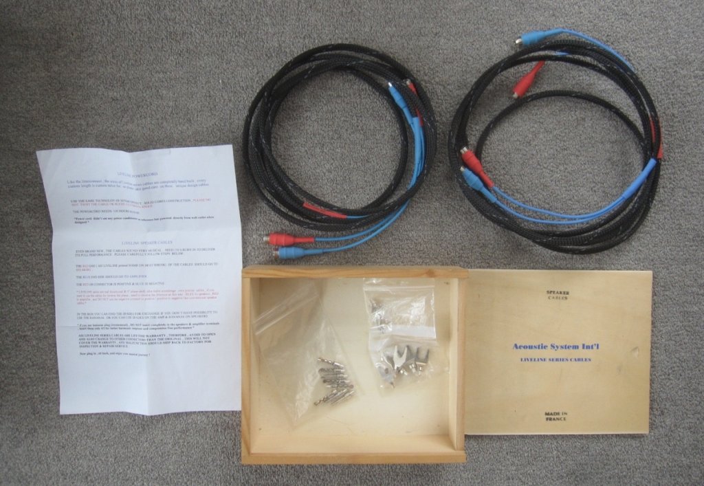 3.0 meter Liveline speaker cable