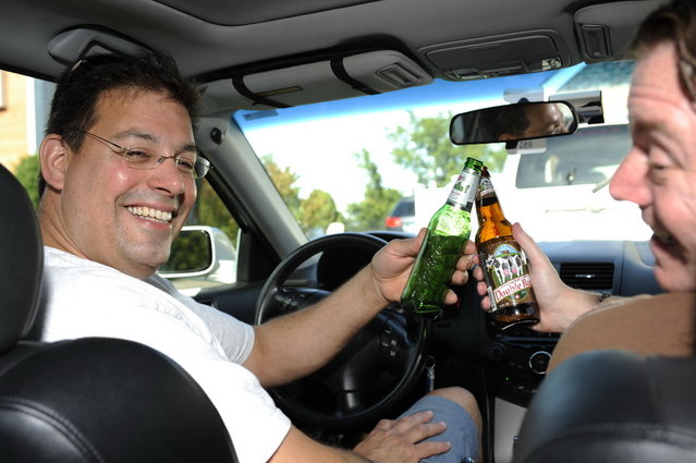 Mike and Mike cheers NY Audio Rave