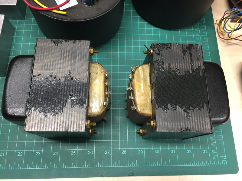 Magnequest PGP-19 power transformers peeling paint