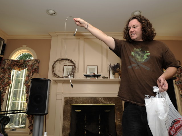 Mike showing off his digital cables