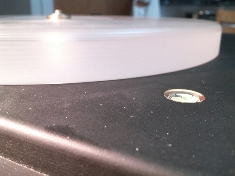 zero clearance, platter and plinth