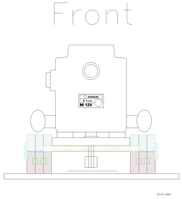 OB-5 JIG-FRONT-Layout 1 - I drew this up using AutoCad 2004 so I could get a good idea of what was needed and the dimensions necessary to make things fit.
