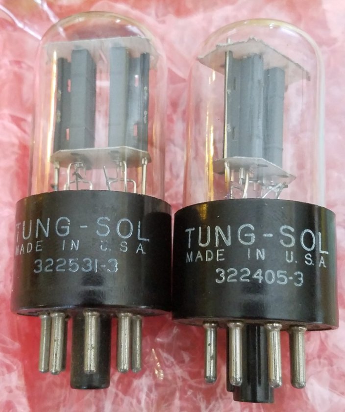 Tung Sol 6sn7gt's (1954 & 1955)