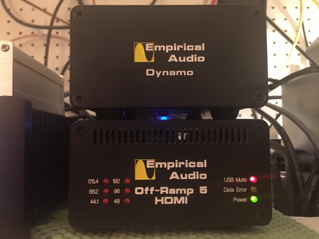 Both units, front, Dynamo on top