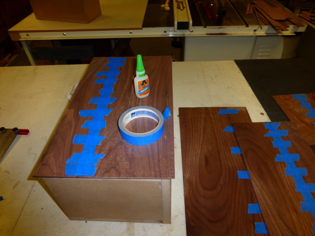 Joint & glue edges with super glue