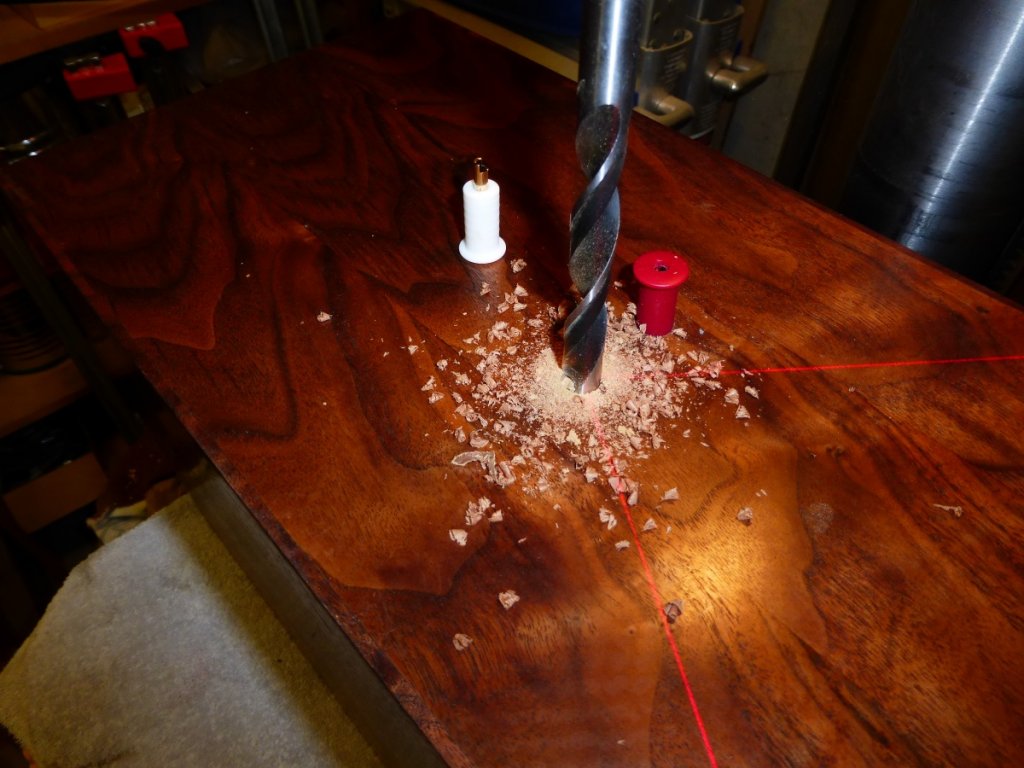mark & drill Electra Tube holes