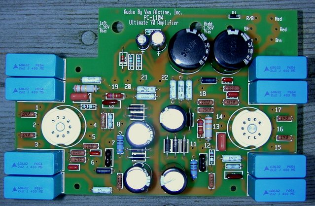 Audio by Van Alstine "Ultimate Stereo 70" Rebuild - Completed Driver Board - Here is the Audio by Van Alstine "Ultimate Stereo 70" Driver Boad with all components installed. Just a few details remain before we can call *this* part of the rebuild done!