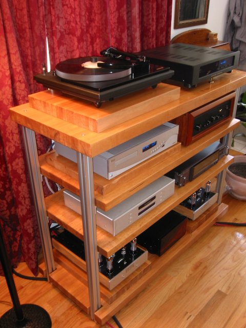 version 2 - Notches cut on bottom shelf for better visual balance / symmetry with the top shelf when viewed head-on.