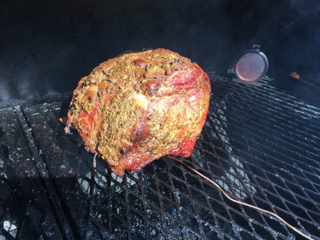 Smoking Standing Rib Roast