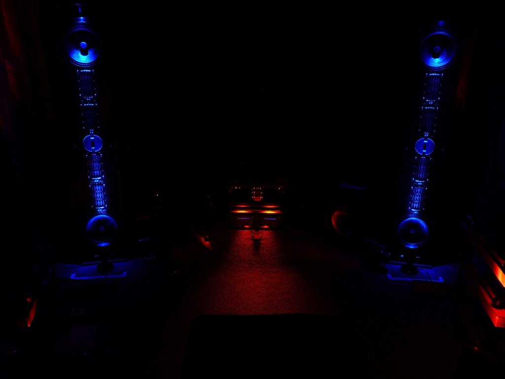 listening room dim yellow