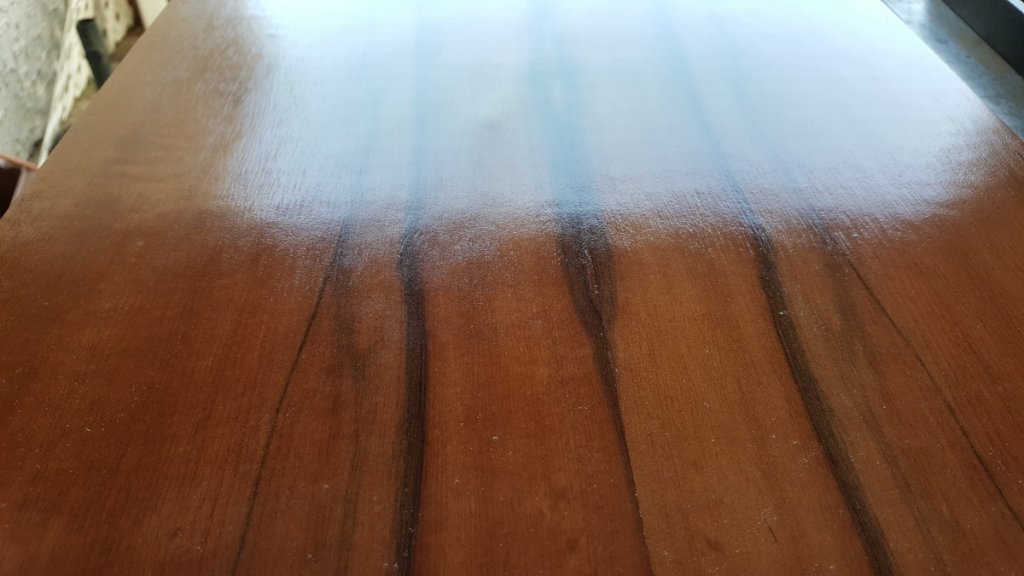 resanded and 3 more coats of lacquer