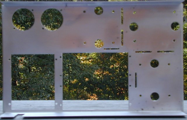 SCA-35 - Top of Main Chassis after cleaning - Here is our "reclaimed" main chassis for the SCA-35. This is a view from the top. MUCH better!