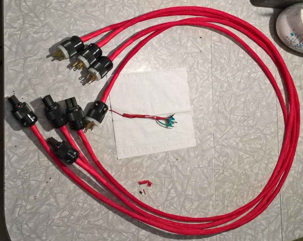 My DIY Belden Teflon power cables