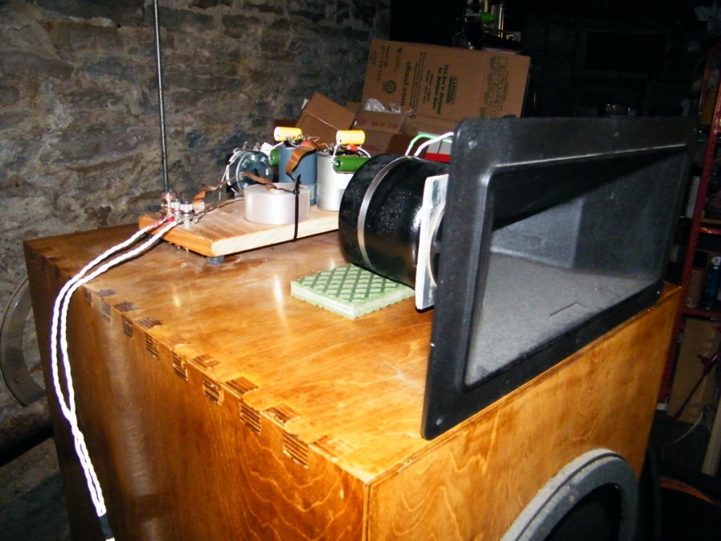 JBL 2410 HF driver w-16ga wiring