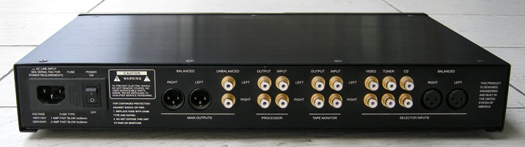 legacy high current preamplifier back