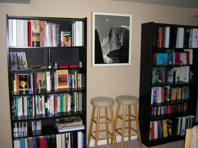 Rear of the listening room