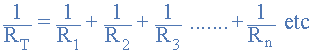 Resistors in Parallel