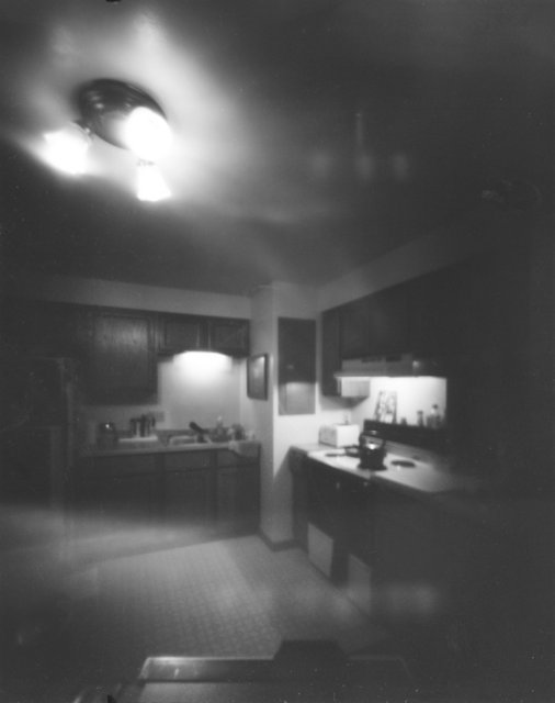 Electrical Tape Hole Kitchen