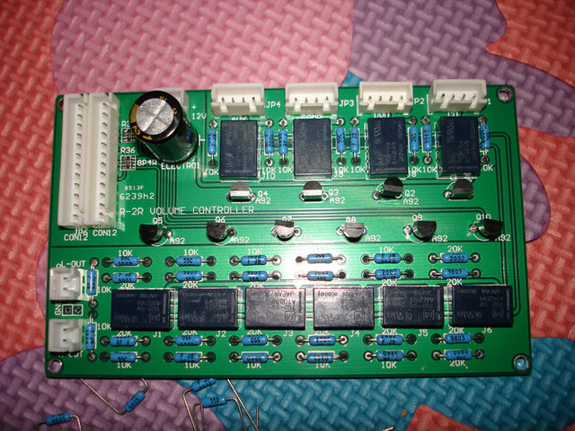 MAIN BOARD - MAIN BOARD based on Panasonic TQ2-5V relay and DALE RN55C resistors