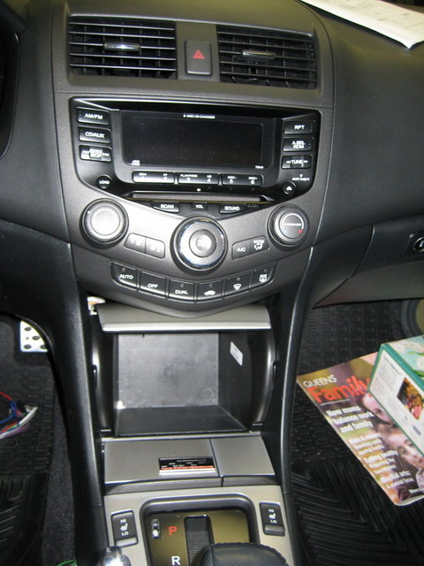 Accord before stereo installation