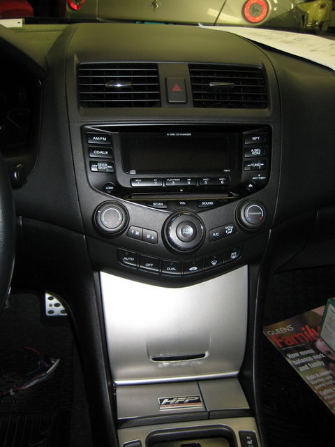 Accord before stereo installation 2