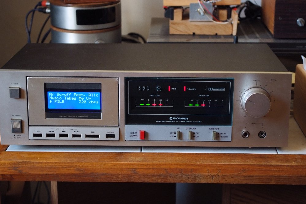 A modernized tape deck