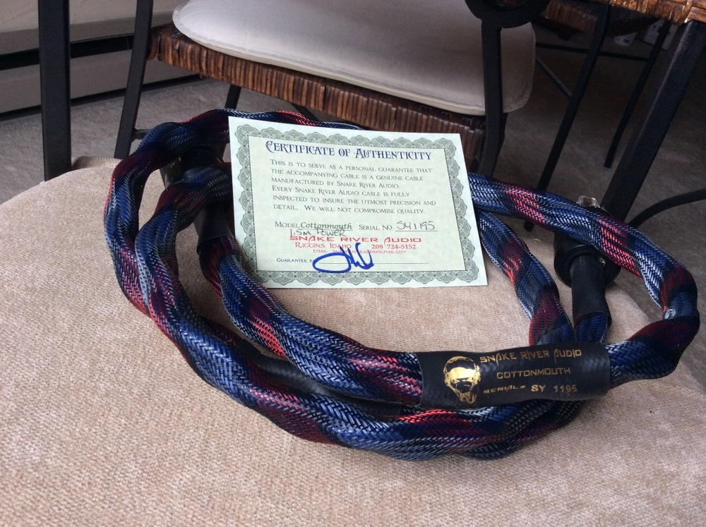 Cottonmouth Gold Power Cord - SY1195 - 1