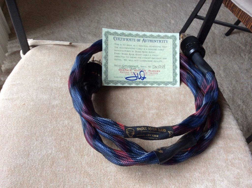 Cottonmouth Gold Power Cord SY1254 - 1