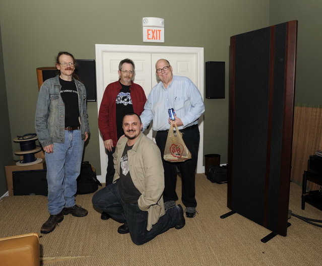 L-R: Ed, Chris, Jim and Marius