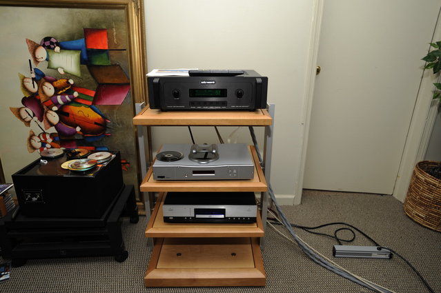 Audio Research preamp racked