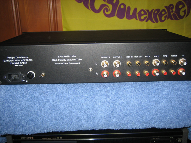 SAS Audio 10A Preamp - Back