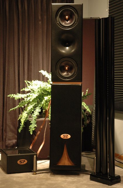 SP Tech Revelations on Sistrum SP101 stand - highly recommended stand. The Revs sing with these, adding imaging stability, clarity and an overall weight and tautness to the sound.
