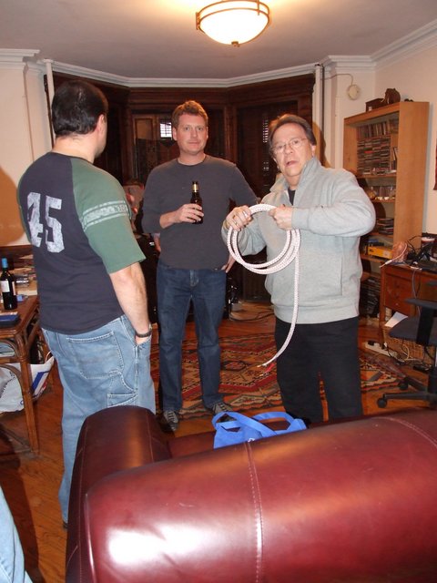 Ron, Jason and Evan. - That Kimber 12TC speaker cable looked impressive, however I didn't get to hear it audition.