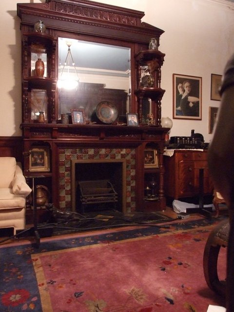 Original mantle woodwork