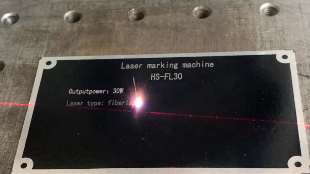laser on black