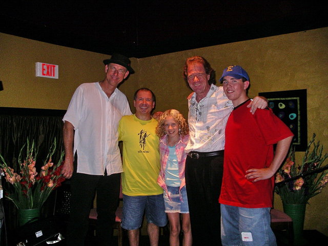 Me, my son and daughter and Willie and Lobo