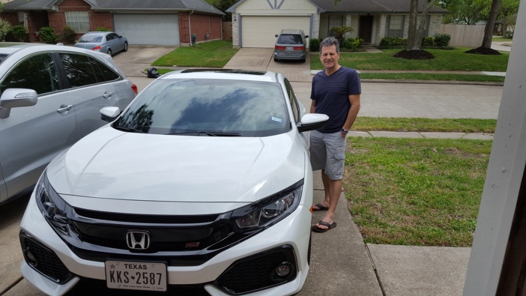 Oscar with my car