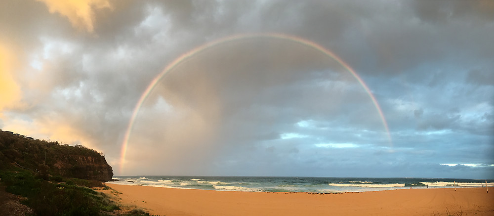 Rainbow over Newport Beach