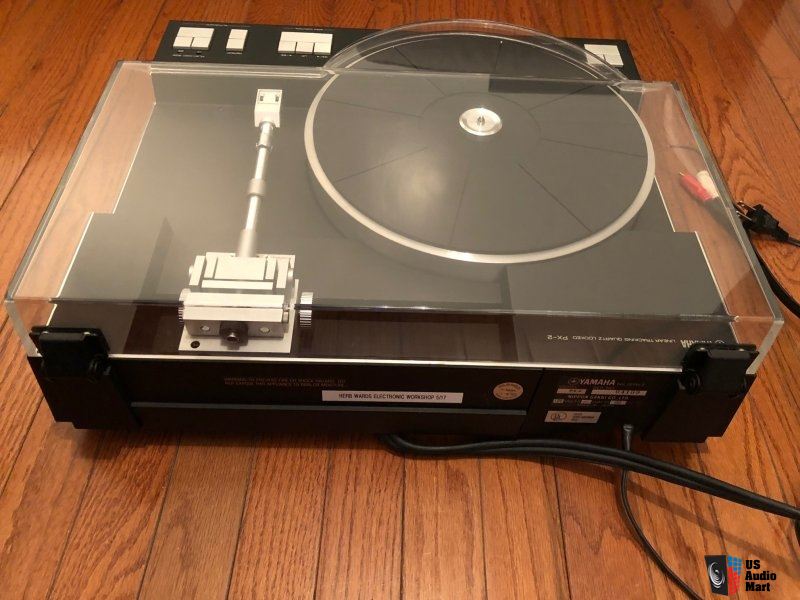 1893137-serviced-yamaha-px 2-lineartracking-turntable-w-denon-dl 302-ii