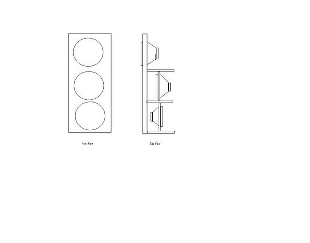 New OB speakers - New OB using Coaxial and woofer mounted on H-frame