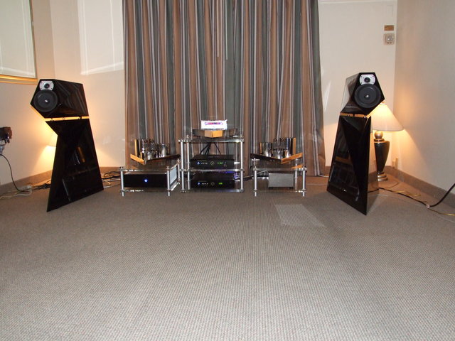 Final room. - Last room I visited. Pretty unusual speakers.