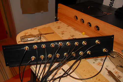 My DIY RCA switch box being made