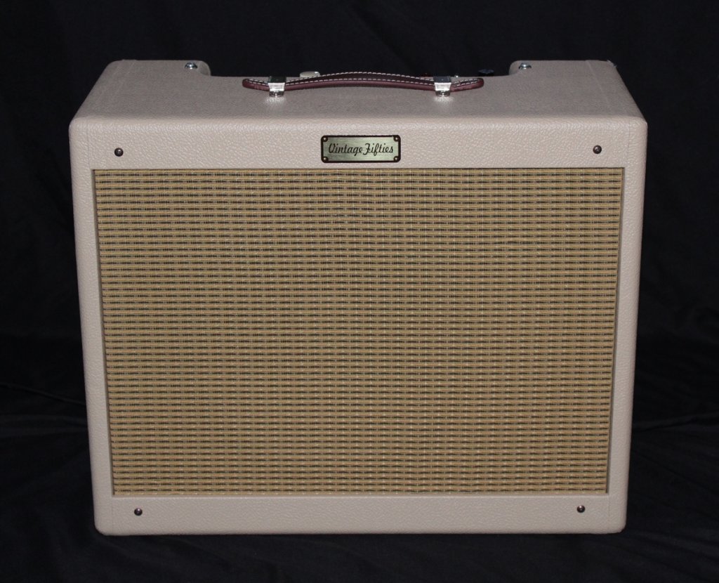 Vintage 50s recording amp front