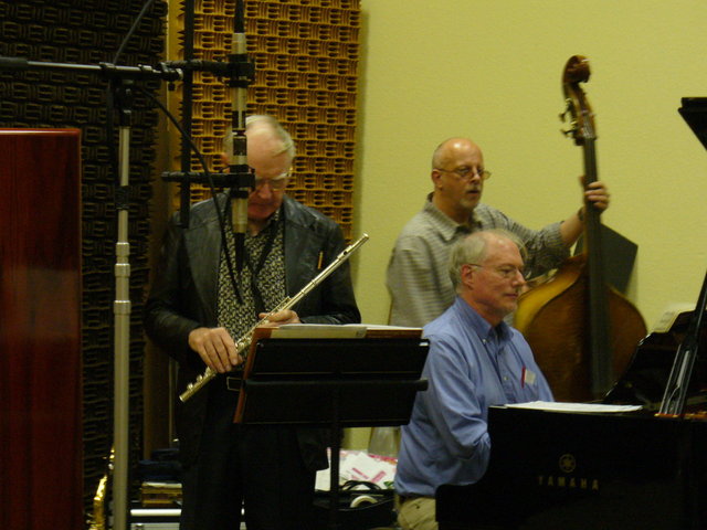 Rehearsals and Sound Checks - Fred Haller - alto sax / clarinet
Bill Bailey - acoustic bass
Chris Salocks - piano