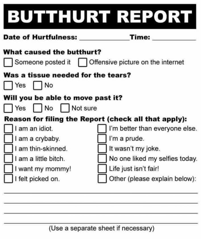butthurt