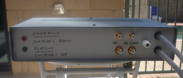 "Paris" Head Amp - back view of case