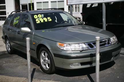 saab 9-5 front