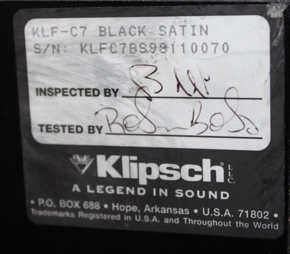 Klipsch-label