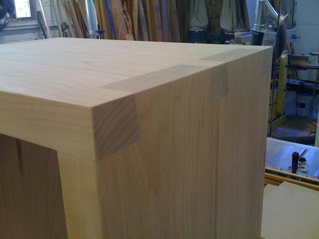 GR OB sub going to Michigan - Solid American Black Cherry Ob Sub with dovetail joinery